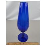 Empoli Cobalt Blue Glass Vase 14' H
