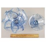 Consolidated Blue Glass Bowls