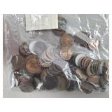 115ct Assorted Wheat Pennies Poor Condition