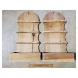 Wooden Spoon Display Shelves 26 & 1/2' H