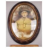 Antique Framed Military Picture