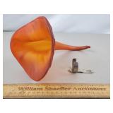 Glass Pulpit Vase w/ Wall Bracket