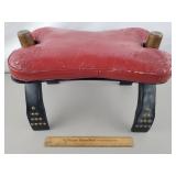 Camel Saddle Stool 12 & 3/4' H