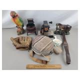 Vintage Lot , Boy Scout Items- Chalkware Chipped