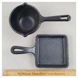 2ct Cast Iron Pans - 1 Lodge