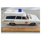 Battery Operated Toy Ambulance - Needs TLC