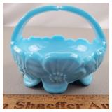 Westmoreland Glass Basket 3 & 1/4' H