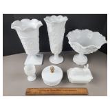 Milk Glass Lot - Some Westmoreland