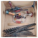 Vintage Brace, Drills & Bits