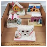 Vintage Christmas Putz Houses