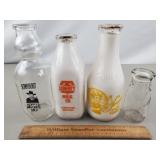 Vintage Milk Bottles