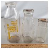 Vintage Milk Bottles