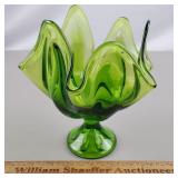 Vintage Viking Glass Compote 7 & 1/2' H