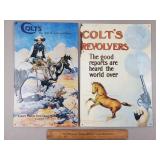 Modern Metal Signs Colt Pistols