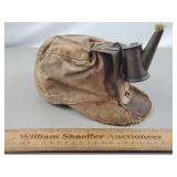 Vintage Miners Hat w/ Lamp