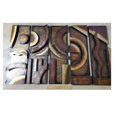 5pc Metal Wall Art