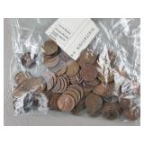 100ct 1930s Wheat Pennies