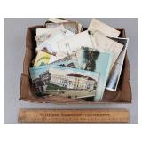 Box of Vintage Postcards