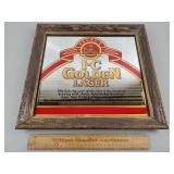 IC Golden Lager Mirror 14 & 1/2 x 15 & 1/2'