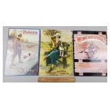 3ct Modern Metal Signs Winchester, Peters, H&R