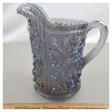 Imperial Carnival Glass Pitcher 8 & 1/2' H