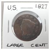 US 1827 Large Cent