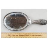 Vintage Sterling Silver Hand Mirror 10 & 1/4" L