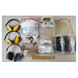 Face Shields, Goggles, Earmuffs
