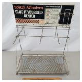 Vintage Scotch Adhesives Metal Display 21" H