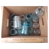 Vintage Canning Jars - Some Blue