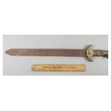 Brass Handled Sword