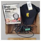 Browning Hat, Burger Press & Charger