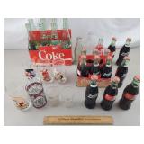 Coca Cola Bottles & Glasses