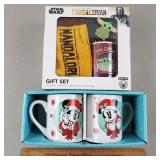 Star Wars Gift Set & Mickey/Minnie Mug Set