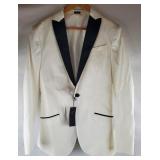 JF Ferrar White Suit Jacket Size 36 Reg w/ Tags