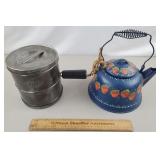 Vintage Teapot & Sifter