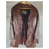 Vintage Leather Jacket Size 38T