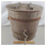 Antique Wooden Butter Churn 19 & 3/4" H