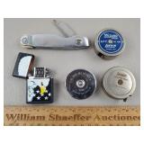 Tape Measurers, Lighter & Knife