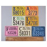 PA Hunting Licenses 1944-1961