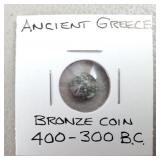 Ancient Greece Bronze Coin 400-300 BC