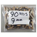 90 Rounds 9mm Ammo