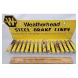 Vintage Metal Weatherhead Brake Line Display