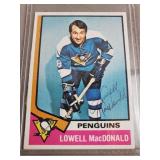 1974-1975 Topps Lowell MacDonald Signed Card