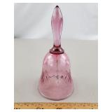 Fenton Glass Purple Bell 6 & 3/4" H
