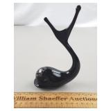 Art Glass Dolphin Figurine 6 & 3/4" H