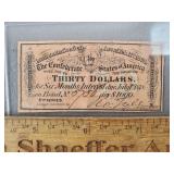 1864 Civil War Confederate Coupon Original