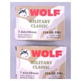 Wolf 7.62x39 Ammo 40 Rounds