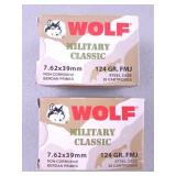 Wolf 7.62x39 Ammo 40 Rounds
