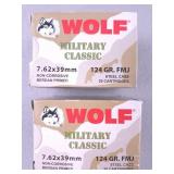 Wolf 7.62x39 Ammo 40 Rounds